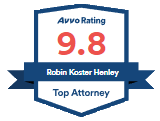 Avvo Rating | 9.8 | Robin Kostar Henley | Top Attorney