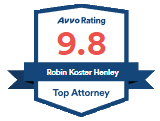 Avvo Rating | 9.8 | Robin Kostar Henley | Top Attorney